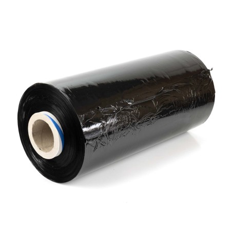 Film embalaje paletizar automático negro 50 cm 30 micras - Bobina 16 kg 1600 metros