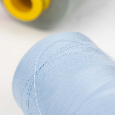 Hilo poliester 100% fibra cortada 80/2 para coser ropa y textil - Bobina 5000 mts