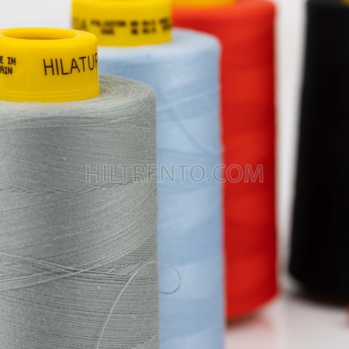 Hilo poliester 100% fibra cortada 80/2 para...