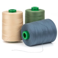 Hilo poliester 100% fibra cortada 50/3 (30/3) - Bobina...