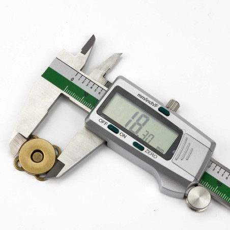 Broche imán cierre magnético para bolsas y tela, 19 mm Oro viejo - 20 uds