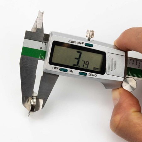 Broche imán cierre magnético para bolsas y tela, 19 mm Níquel plateado - 20 uds