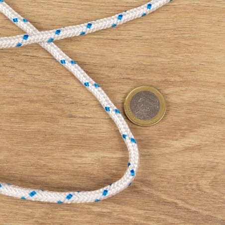 Cuerda Driza de Nylon 6 mm Blanca – Alta Resistencia 500 kg, Bobina 200 m | Uso Náutico y Carga