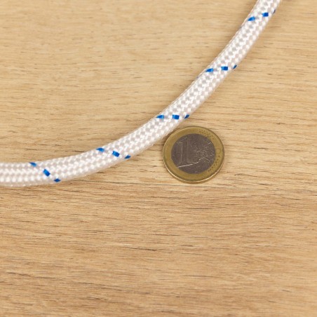 Cuerda Driza de Nylon 8 mm Blanca – Alta Resistencia 900 kg, Bobina 100 m | Uso Náutico y Carga