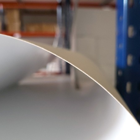 10 Planchas cartón estucado grande blanco 108x80 cm, espesor 0.6 mm, 450 g/m²