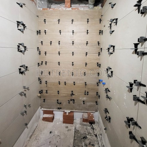 500 Bases Clips 1 mm espaciadores de nivelación...