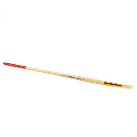 Pincel cabo lata redondo mango barnizado Nº 08, ref 212 ,100% Cerda natural