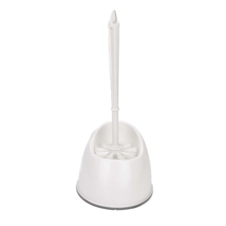 Escobilla de baño blanca Base estable