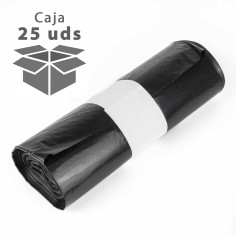 Bolsa basura grande industrial negra 90x120 cm 150 Litros...