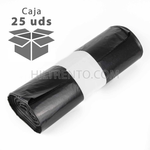 Bolsa basura grande industrial negra 90x120 cm...