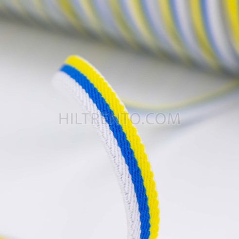 Cinta elástica 10 mm bandera Canarias, para...