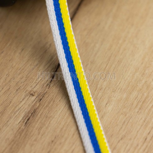 Cinta elástica 10 mm bandera Canarias, para...