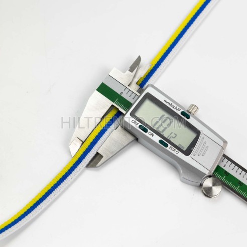 Cinta elástica 10 mm bandera Canarias, para...