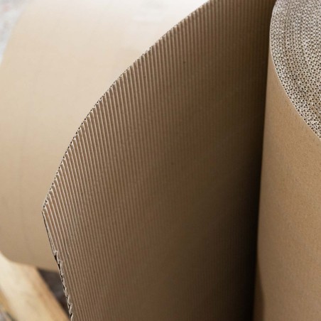 Cartón ondulado protección de envíos en rollos