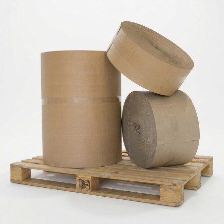 Cartón ondulado protección de envíos en rollos