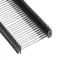 Navete para etiquetas negro 25mm