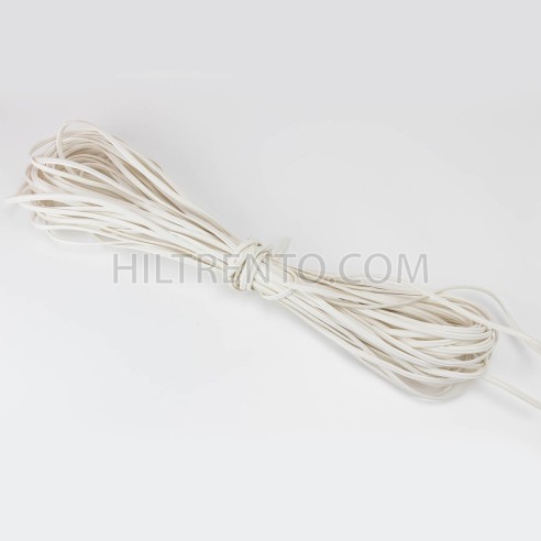 Macarrón plástico blanco para atar 5,5x2mm