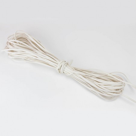 Macarrón plástico blanco para atar 5,5x2mm