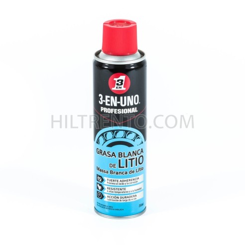 Spray Grasa blanca litio 3 EN UNO 250ml