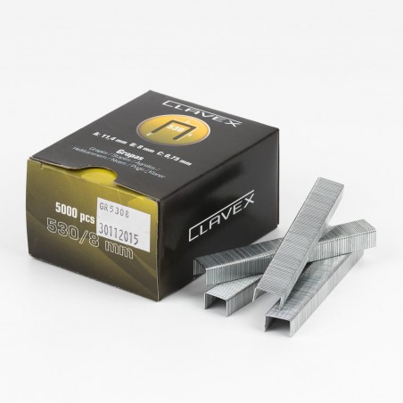 Caja 5000 grapas clavex 530/8