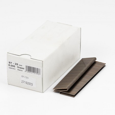 Grapas 97/25 cobreadas - Caja 5000 unidades