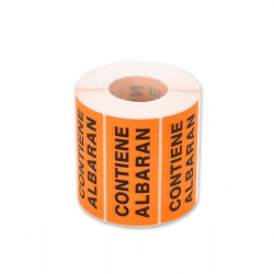 Etiquetas "Contiene albarán"