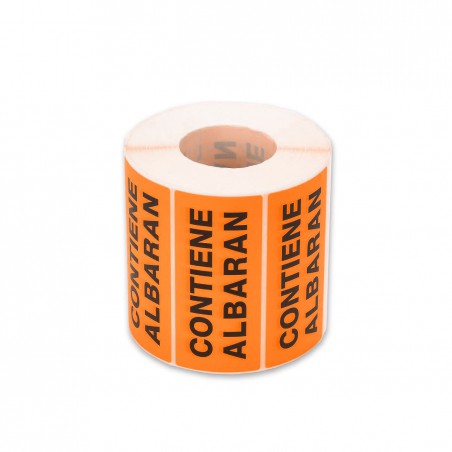 Etiquetas "Contiene albarán"