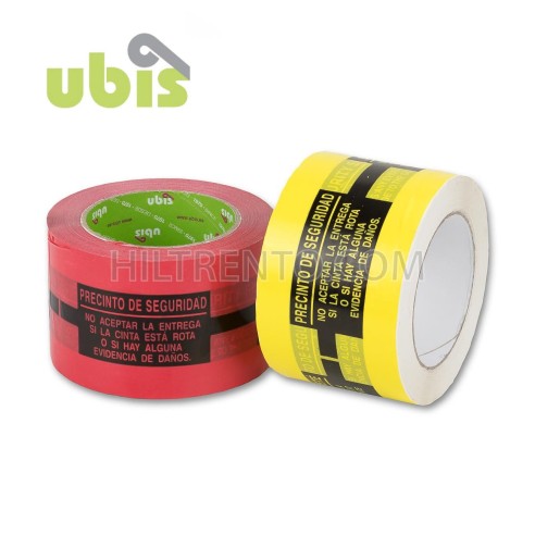 Precinto seguridad 50mm x 132m Rojo