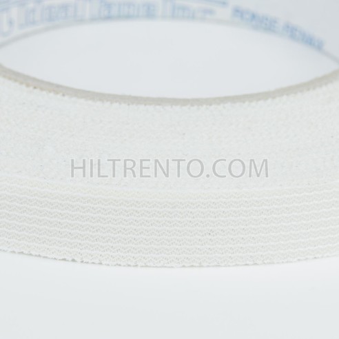 Cinta adhesiva costura trama blanca 15mm x 50m