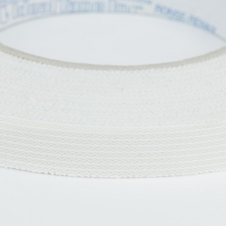 Cinta adhesiva costura trama blanca 15mm x 50m