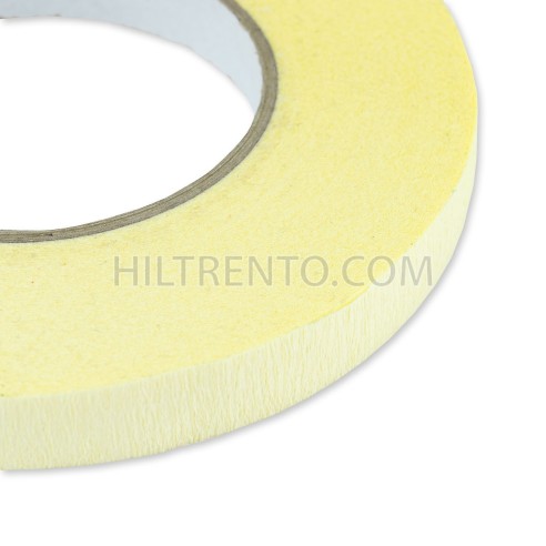 Cinta papel rugoso amarillo 15mm x 50m - Caja 78 uds