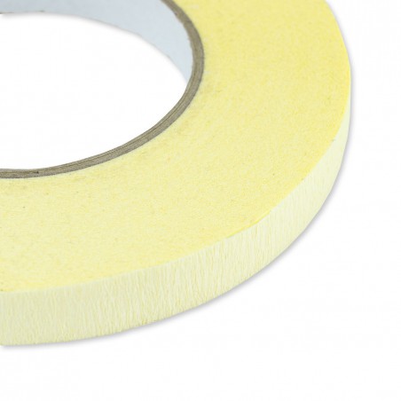 Cinta papel rugoso amarillo 15mm x 50m - Caja 78 uds