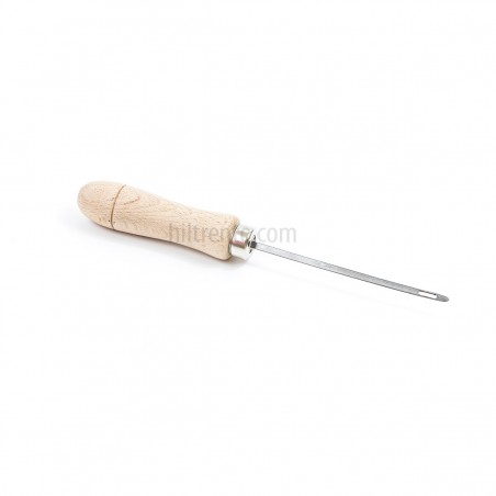 Aguja plana con mango