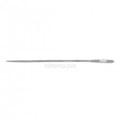 Aguja plana fina sin mano