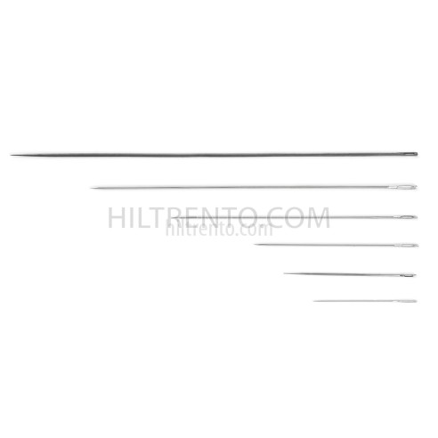 Agujas rectas 1 punta