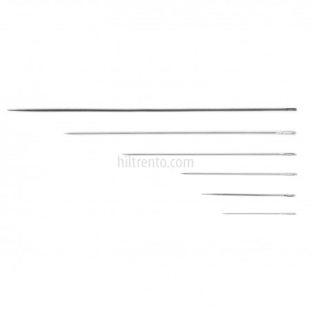 Agujas rectas 1 punta