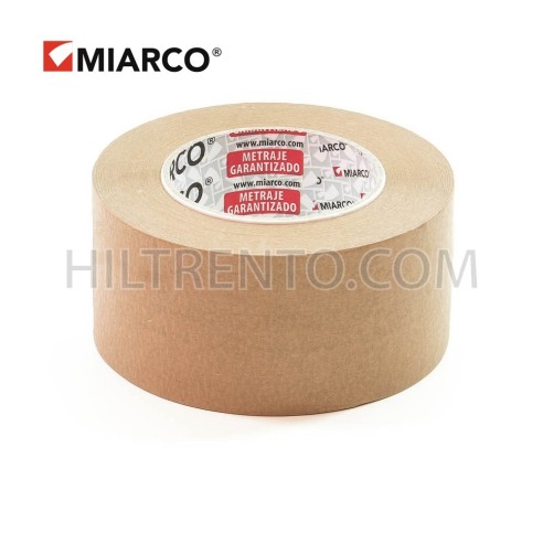 Cinta ecológica papel habana kraft 72mm x 80m - Caja 24 uds