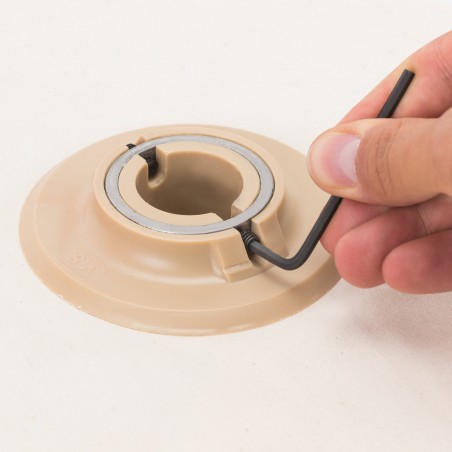 Cepillo de tela con separador para pulir 75x300 mm