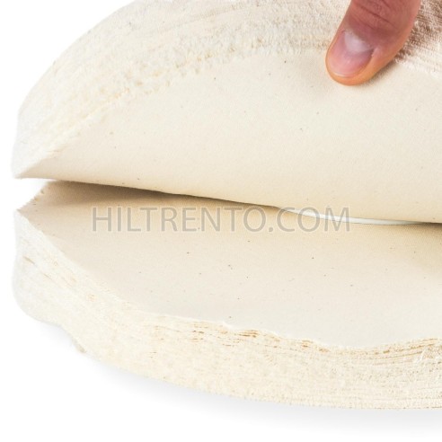 Cepillo de tela con separador para pulir 75x300 mm