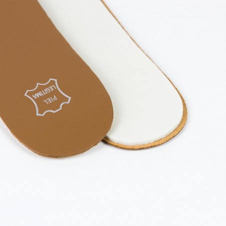 Plantilla de piel y látex- tallas 35-46