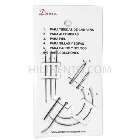Surtido agujas de coser a mano