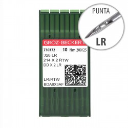 Aguja Groz-Beckert 328 200/25 Punta LR - Pack 10 uds
