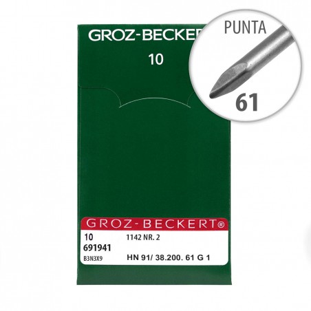 Groz-Beckert lezna HN 91/ 38.200. 61 G 1 1142 NO. 2- 10 uds