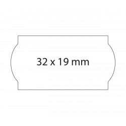 Etiquetas 26x16 blancas, permanentes