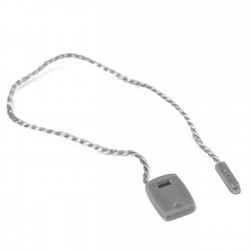 Marchamo plano gris plata - 1000 uds