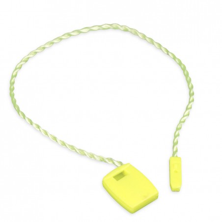 Marchamo plano amarillo fluor - 1000 uds