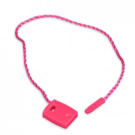 Marchamo plano rosa fluor - 1000 uds