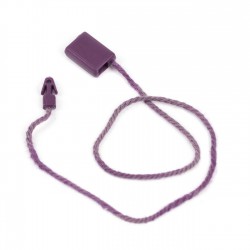 Marchamo plano algodón rosa oscuro - 1000 uds