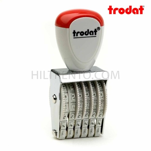 Sello numerador manual 3 mm 6 dígitos Trodat classic 1534