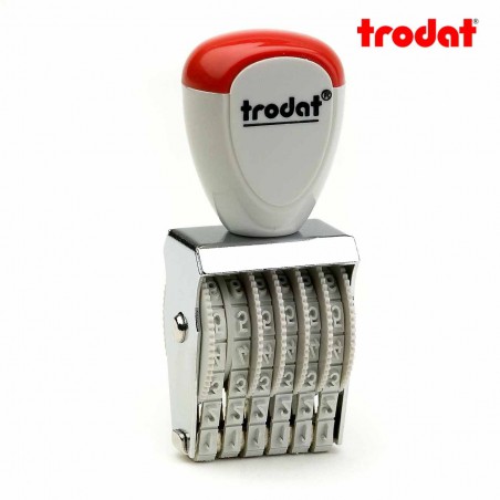 Sello numerador manual 3 mm 6 dígitos Trodat classic 1534